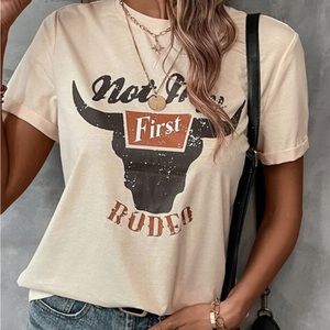 NWT SHEIN - Not My First Rodeo graphic tee